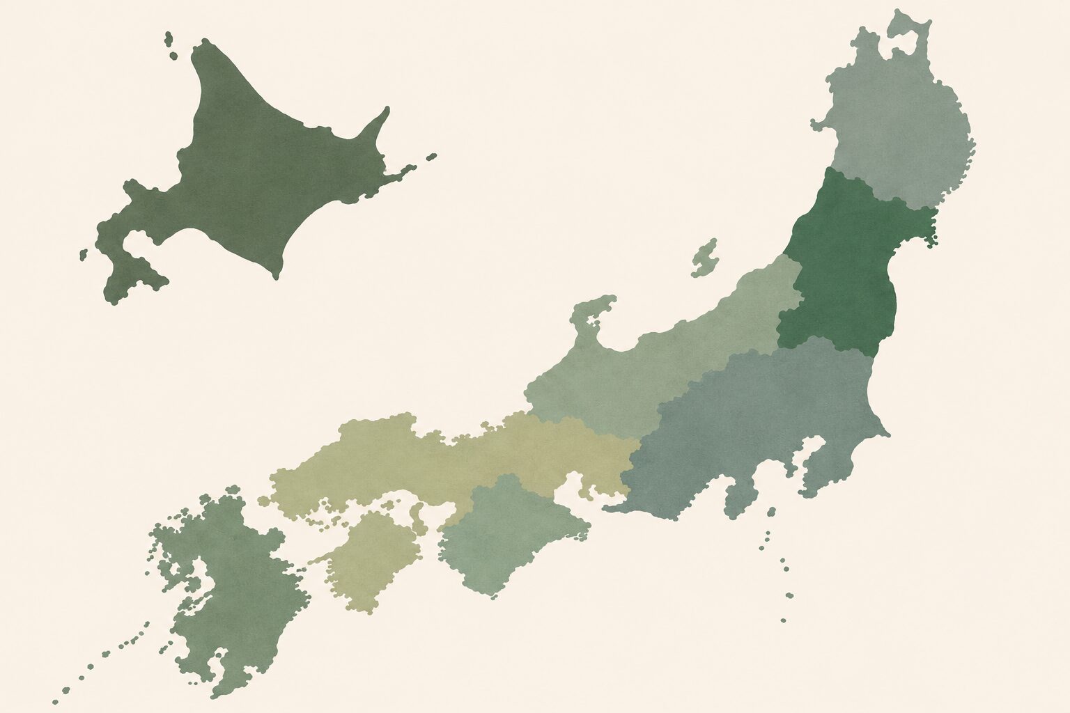 日本地図から山を探す