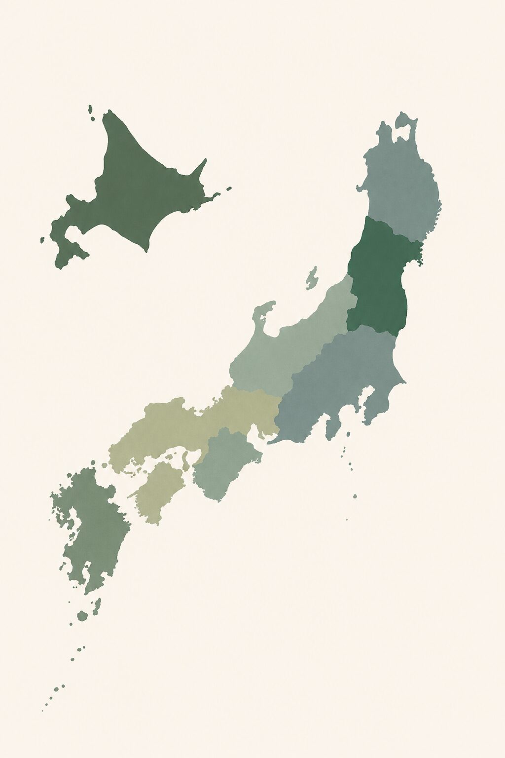 日本地図から山を探す